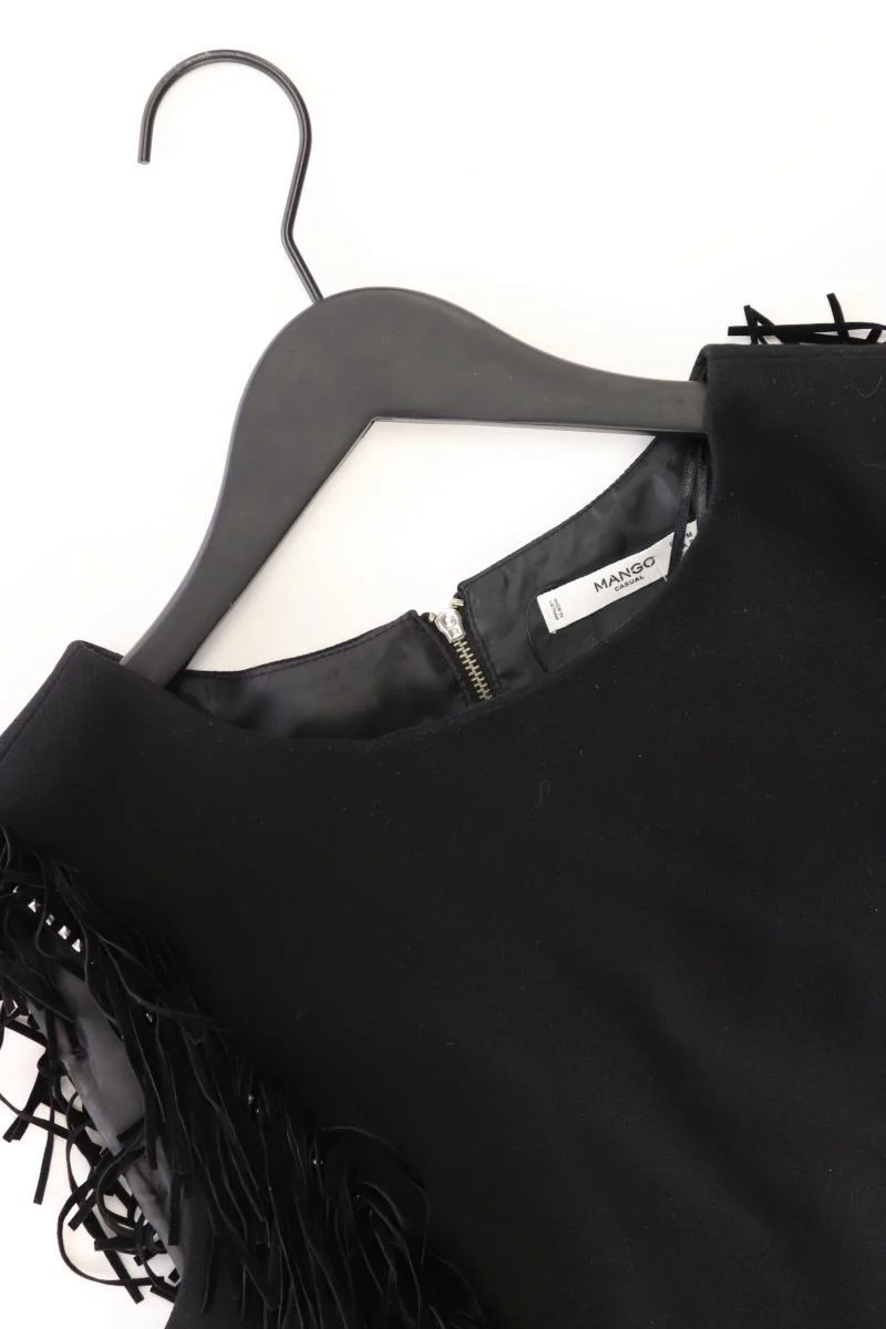 Mango Abendkleid Gr. M neuwertig Ärmellos schwarz aus Polyester