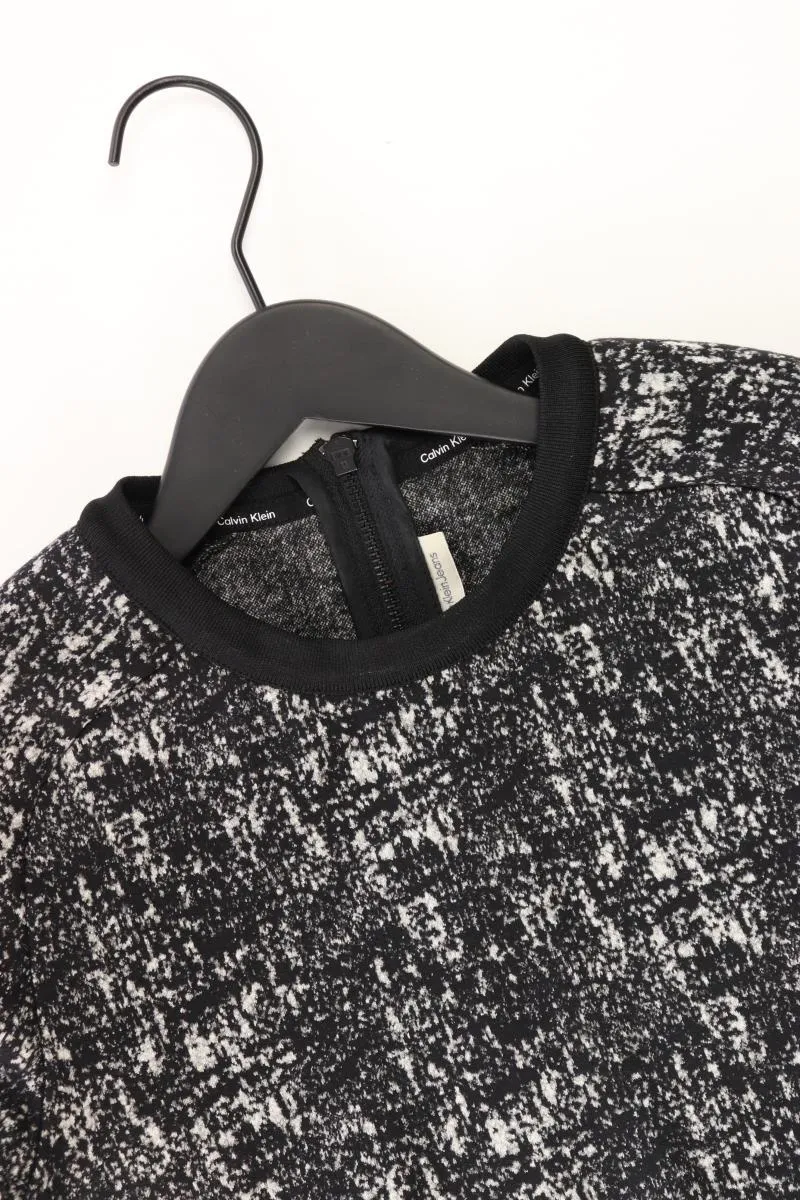 Calvin Klein Jeans Wollkleid Gr. S neuwertig Kurzarm schwarz