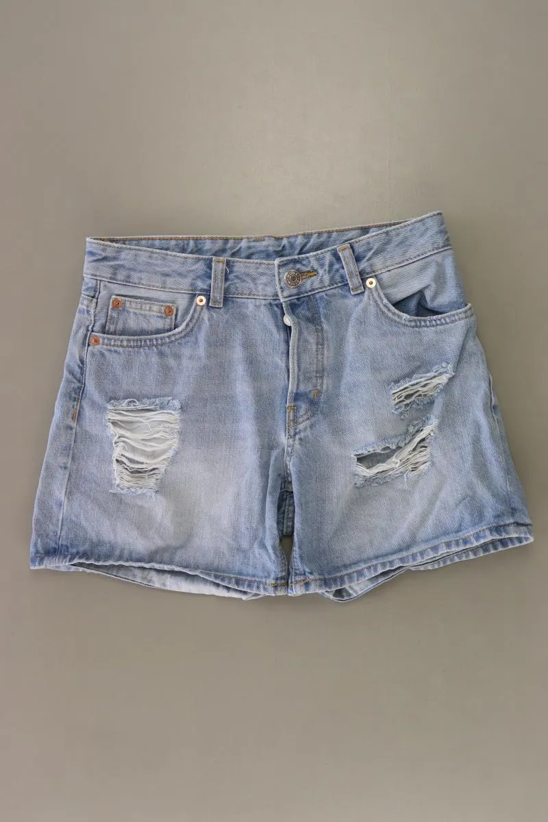 Monki Jeansshorts Gr. W26 blau aus Baumwolle