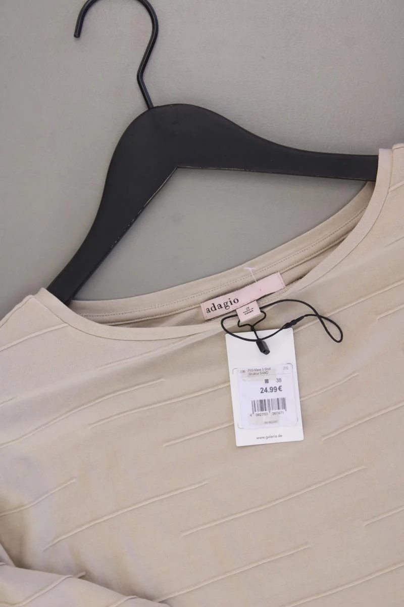 Adagio Comfort Shirt Gr. 38 neu mit Etikett Neupreis: 24,99€! 3/4 Ärmel creme