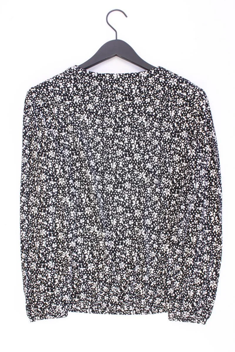 Adagio Longsleeve-Shirt Gr. 38 mit Blumenmuster neu mit Etikett Langarm schwarz