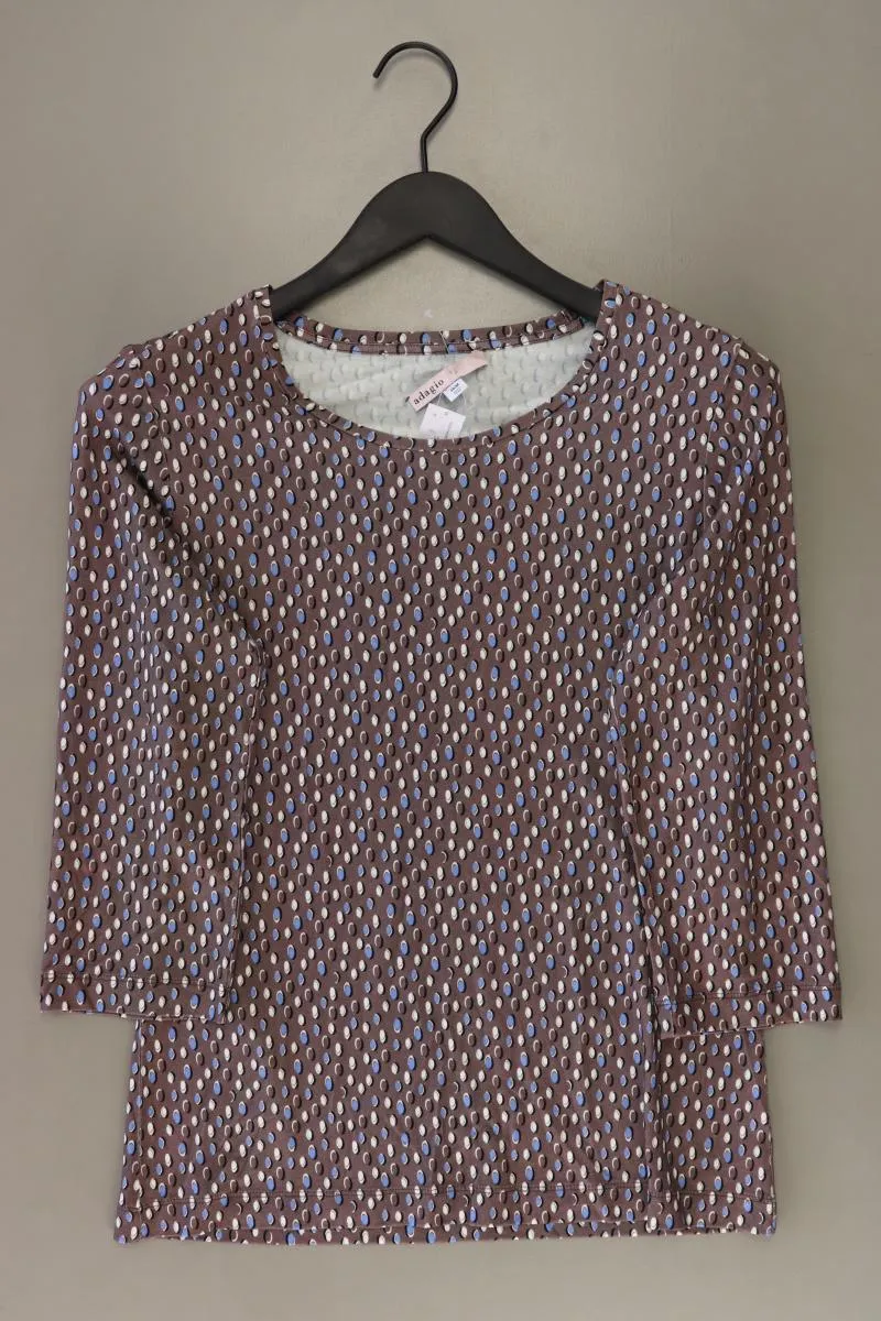 Adagio Regular Shirt Gr. 38 3/4 Ärmel braun