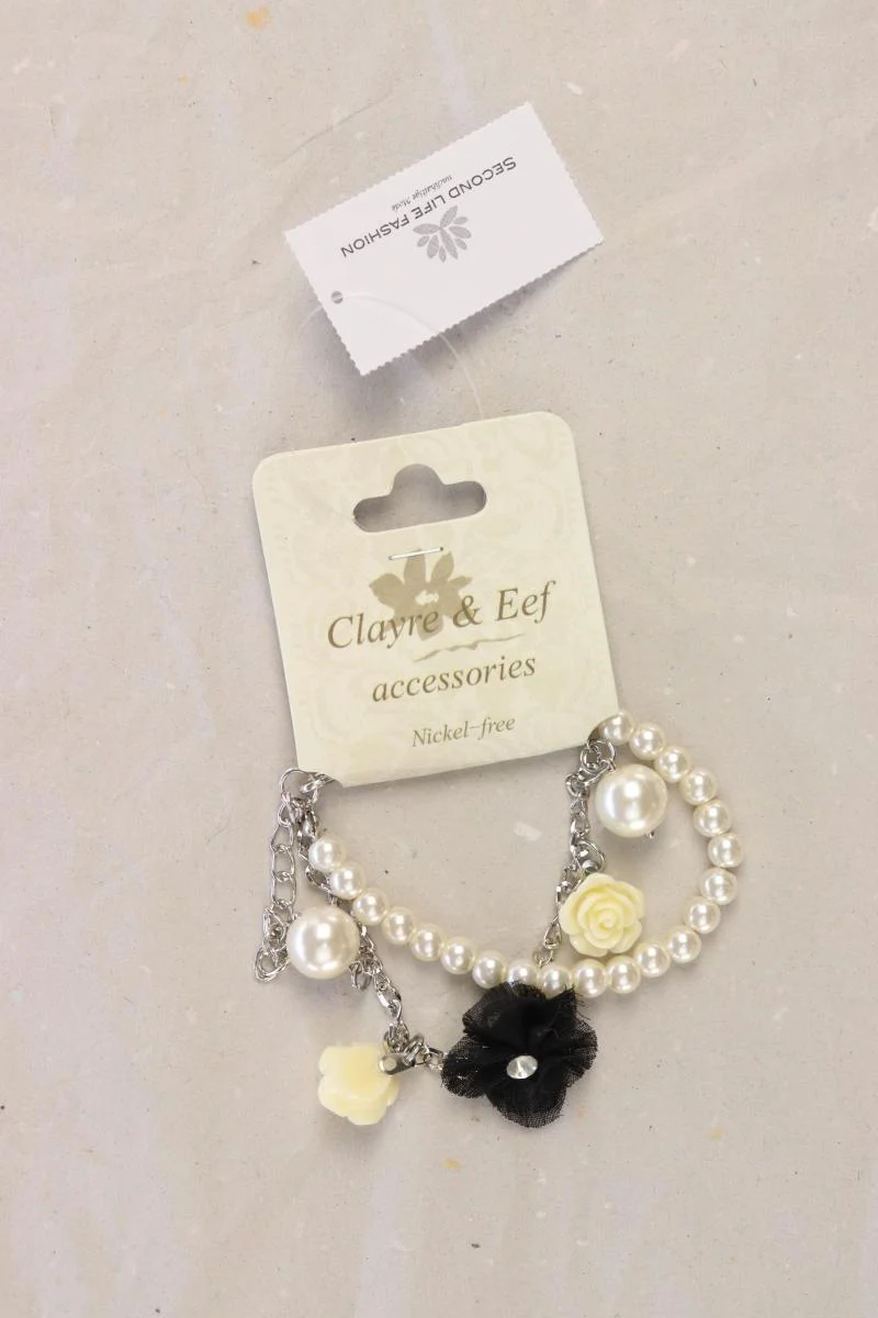 Clayre & Eef Armband neu mit Etikett weiß