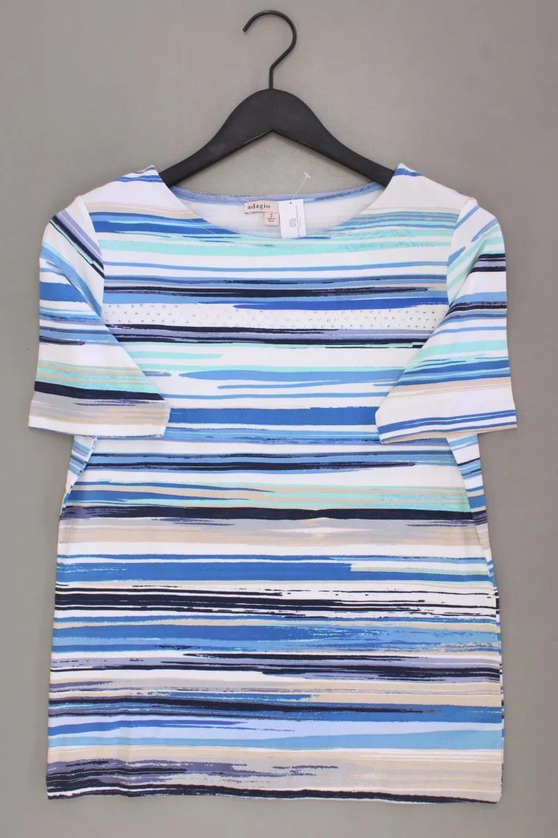 Adagio T-Shirt Gr. 38 neuwertig Kurzarm blau