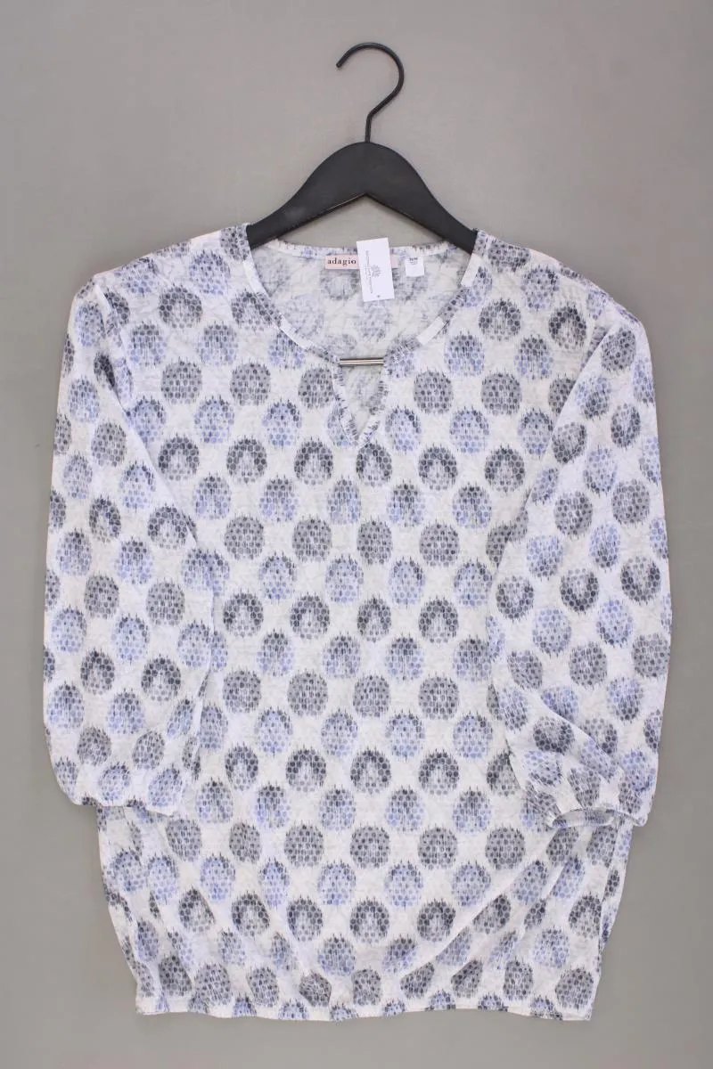 Adagio Classic Shirt Gr. 38 neuwertig 3/4 Ärmel blau