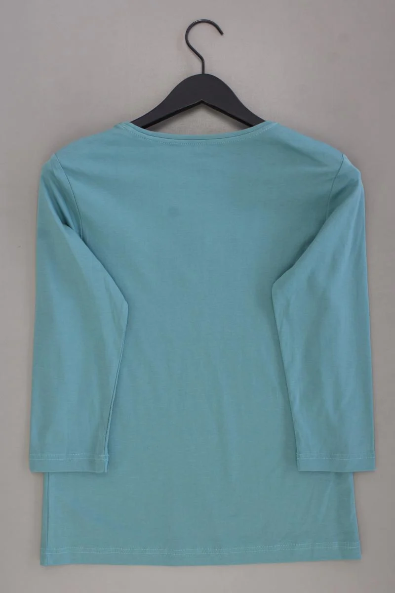 Adagio Regular Shirt Gr. 38 neuwertig 3/4 Ärmel türkis aus Baumwolle