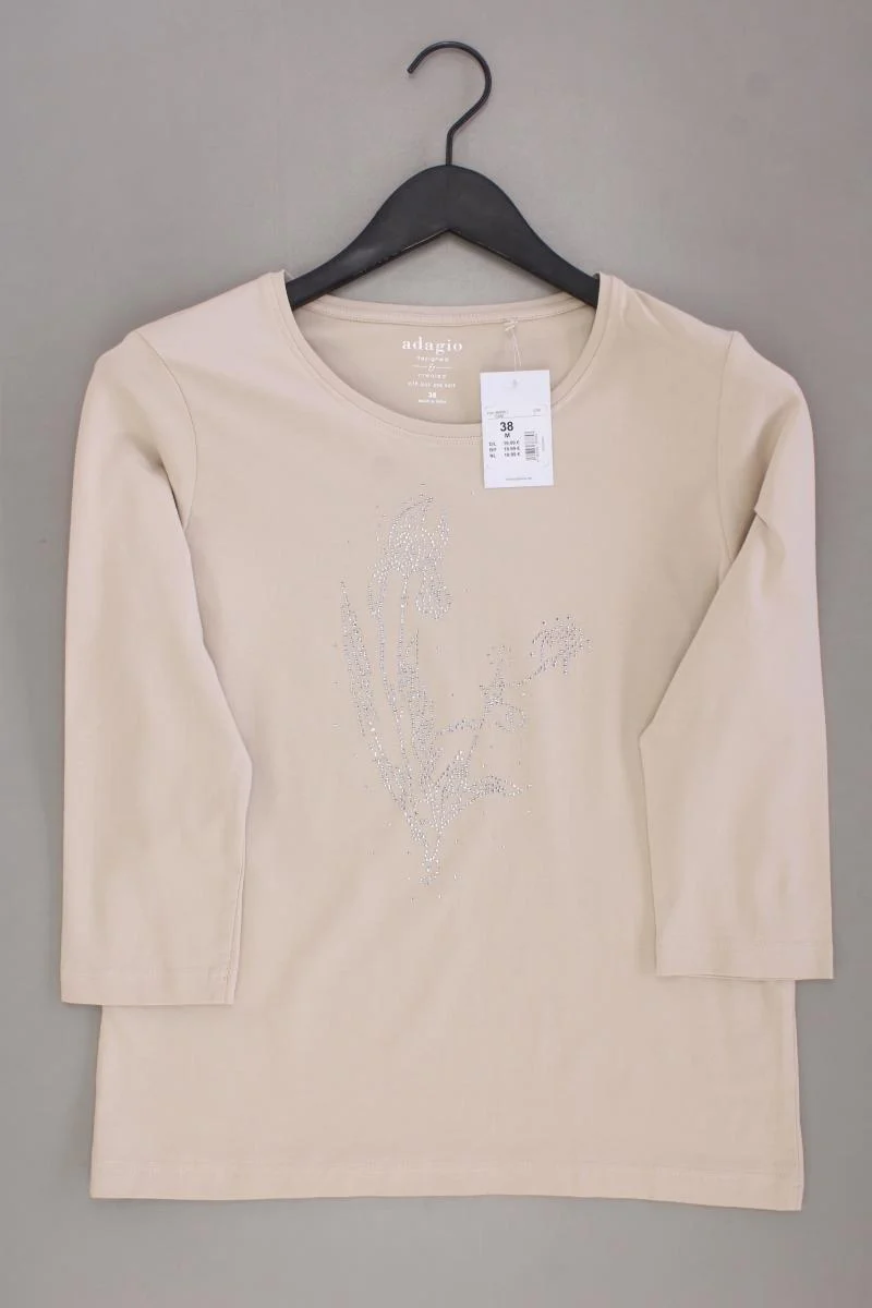 Adagio Regular Shirt Gr. 38 neu mit Etikett Neupreis: 19,99€! 3/4 Ärmel creme