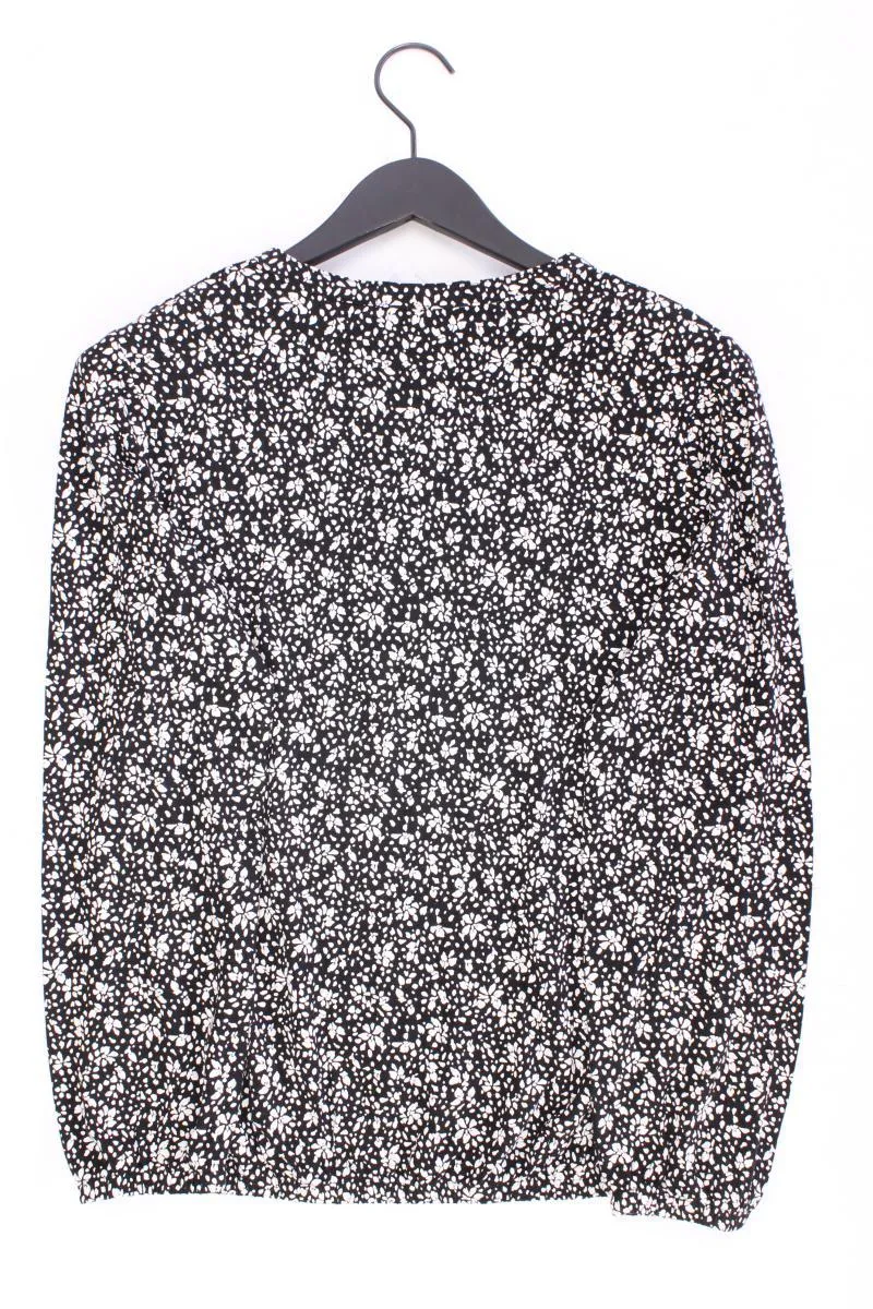 Adagio Longsleeve-Shirt Gr. 38 mit Blumenmuster neu mit Etikett Langarm schwarz