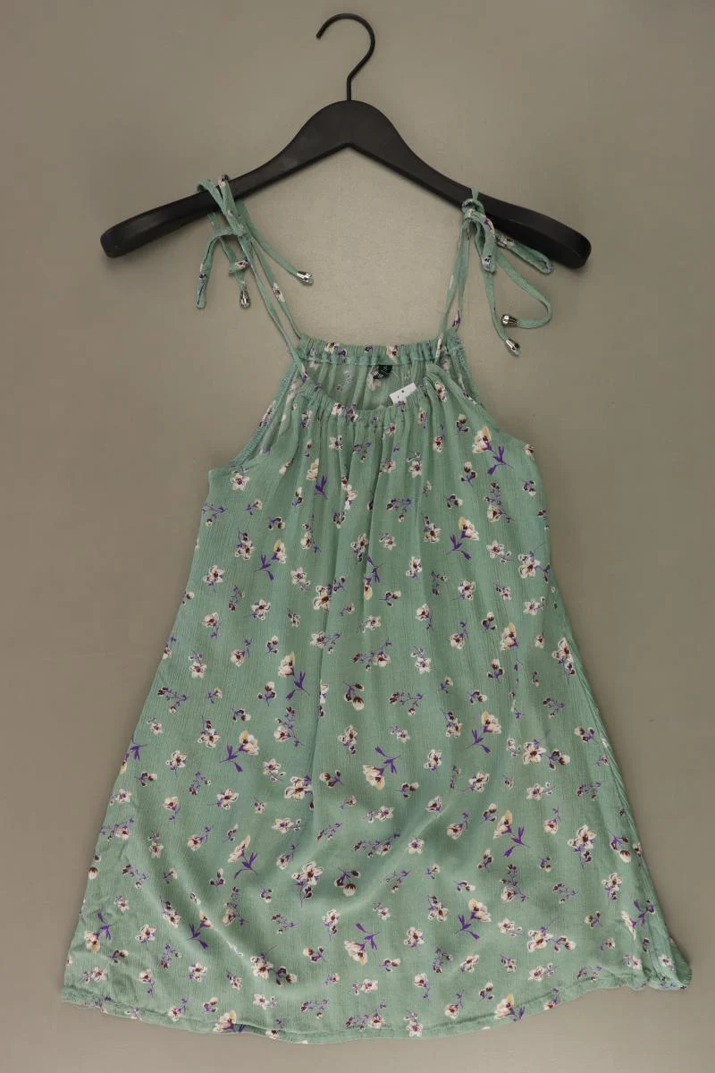 Zaful Trägerkleid Gr. S mit Blumenmuster türkis