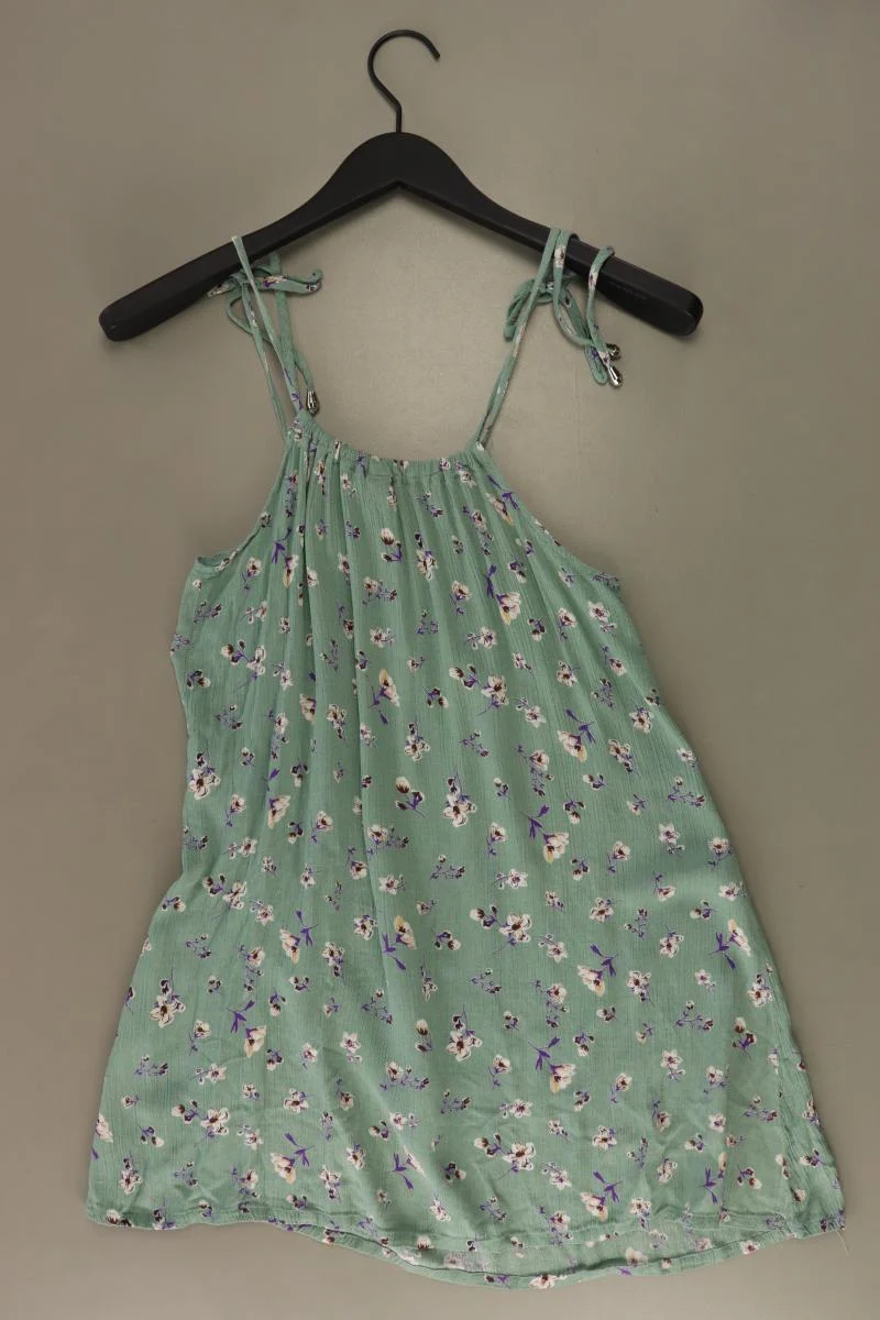 Zaful Trägerkleid Gr. S mit Blumenmuster türkis