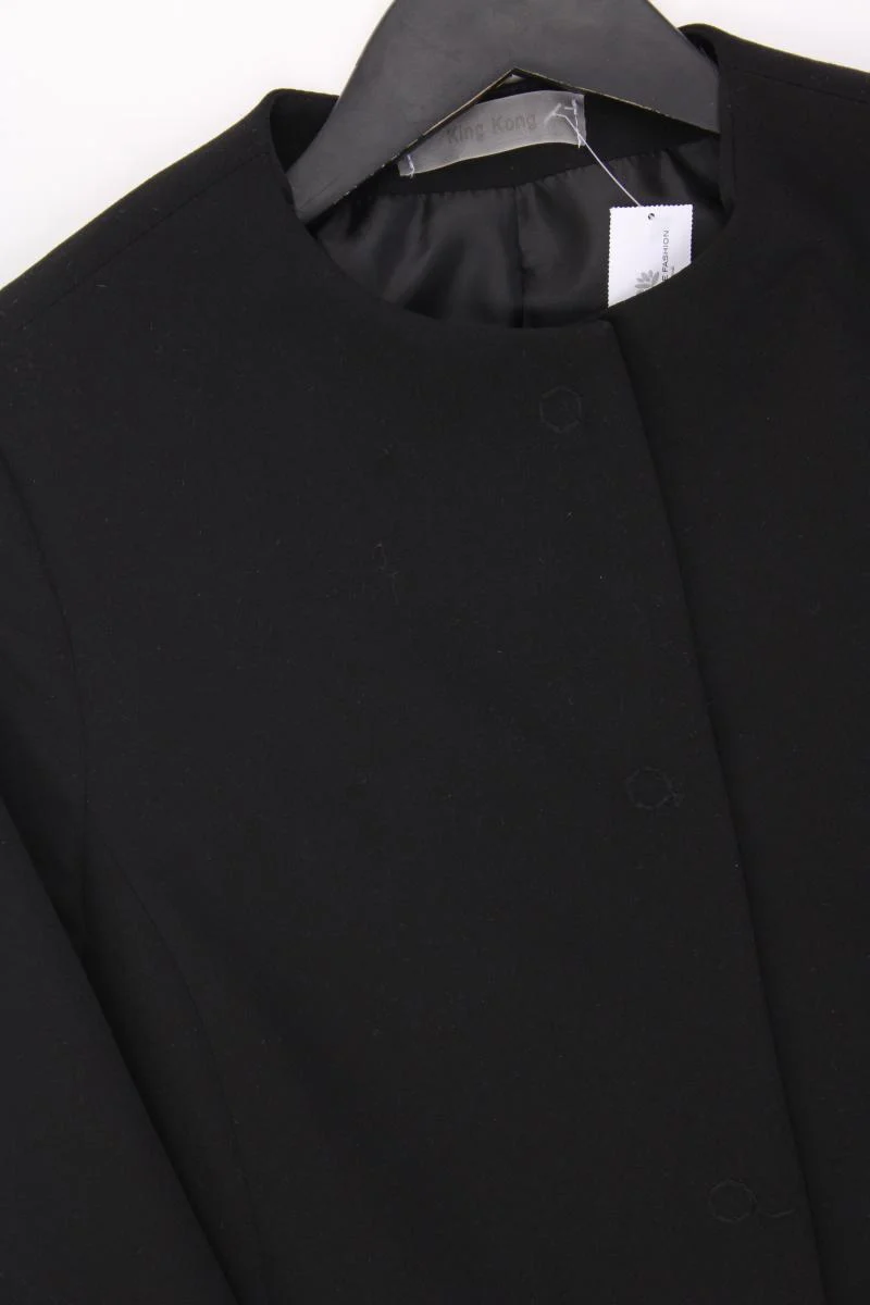 King Kong Slim Mantel Gr. IT 42 (S) schwarz aus Polyester