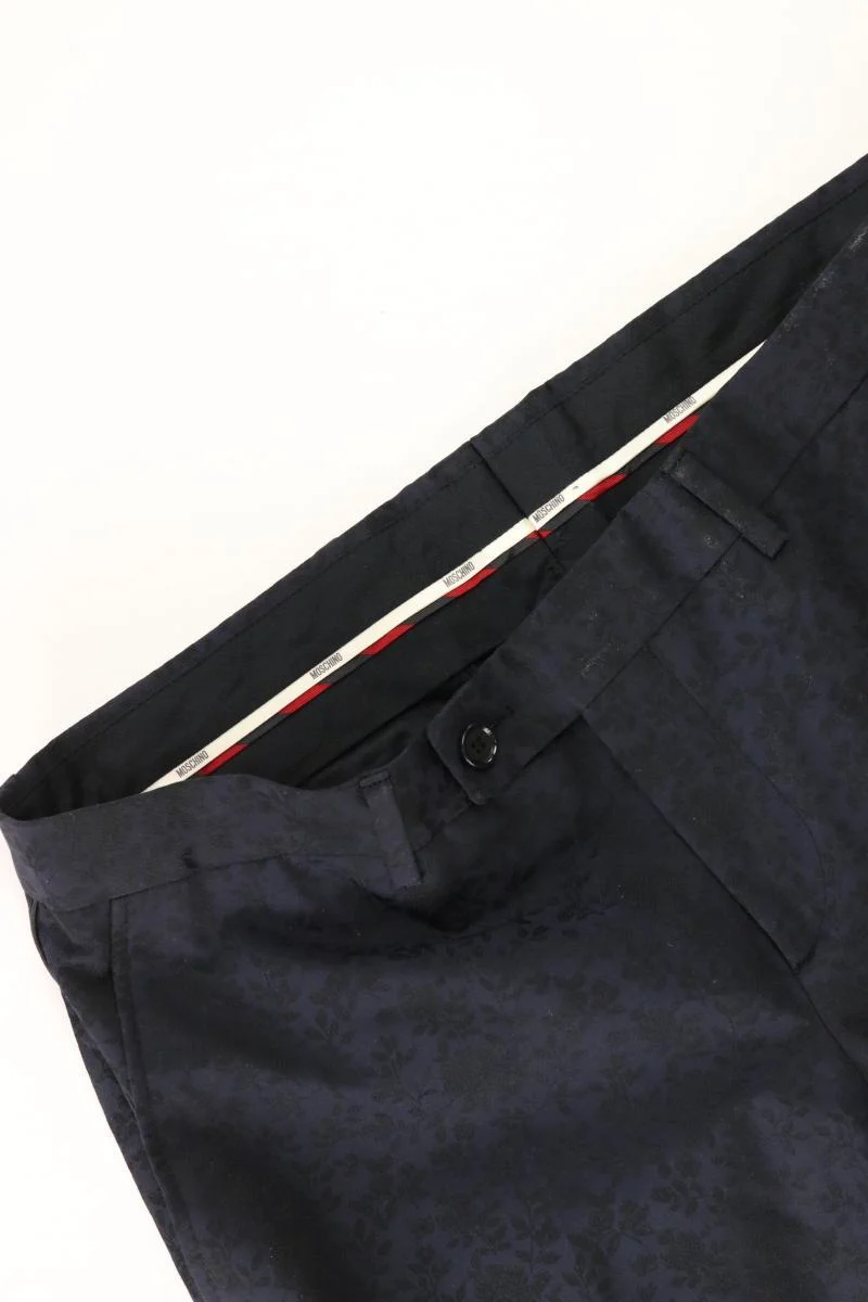 Moschino Anzughose Gr. IT 46 (M) blau aus Polyester