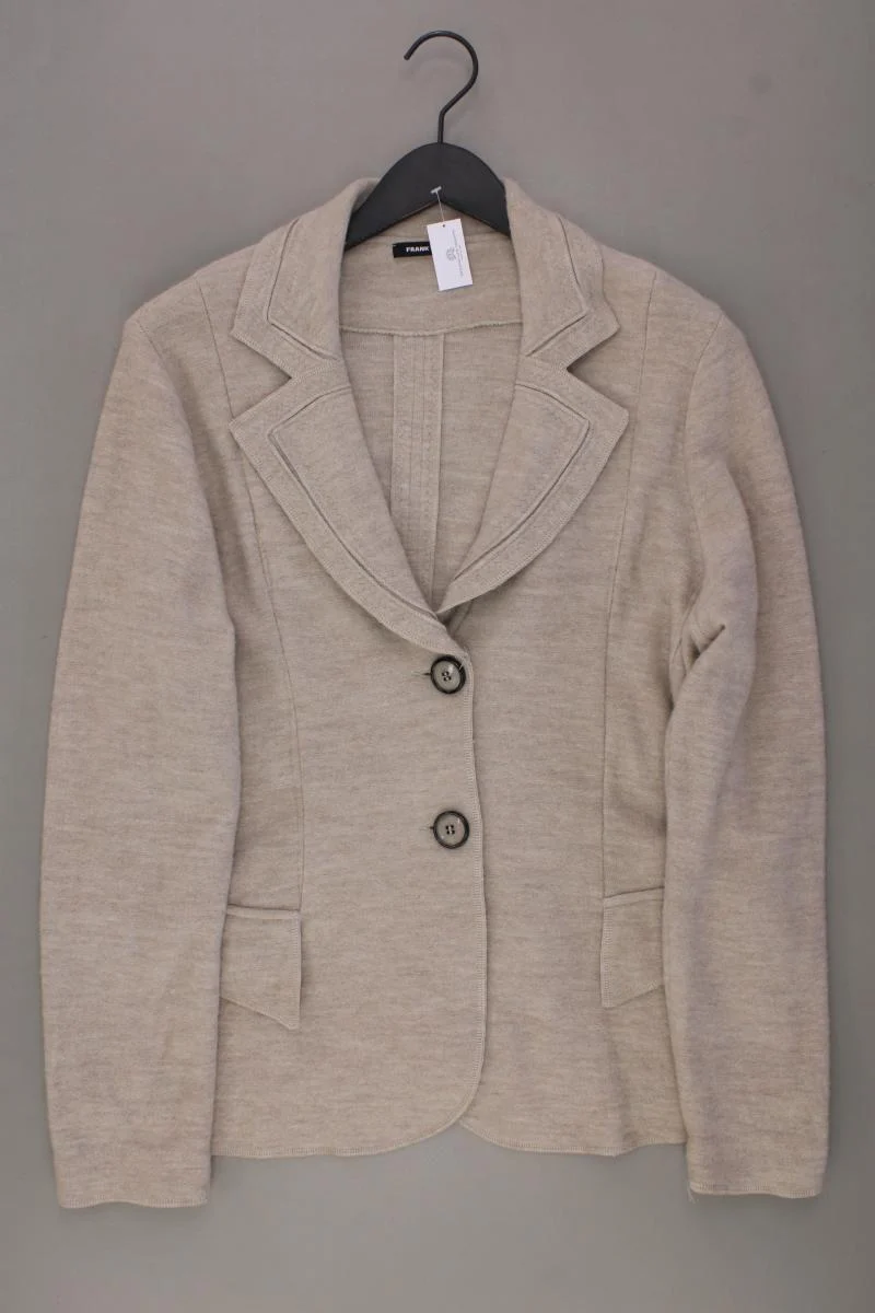 Frank Walder Wolljacke Gr. 44 creme