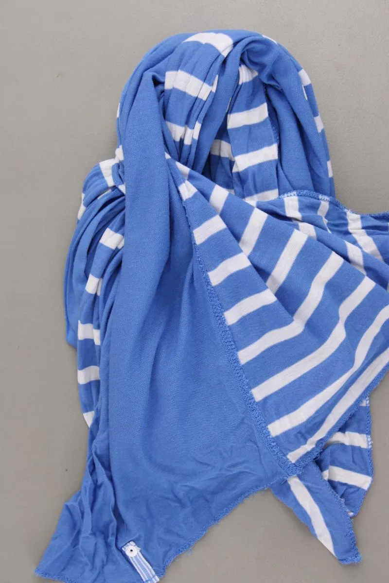 Schal gestreift blau