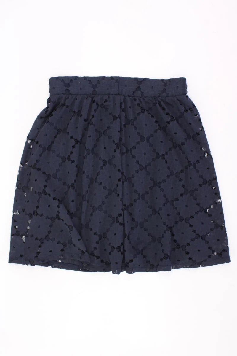 About You Stretchrock Gr. 34 blau aus Viskose