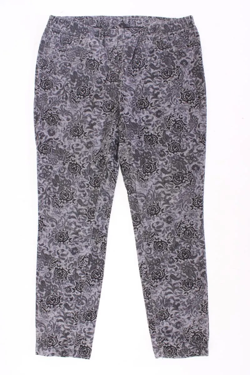 Best Connections Stretchhose Gr. Kurzgröße 21 mit Blumenmuster grau