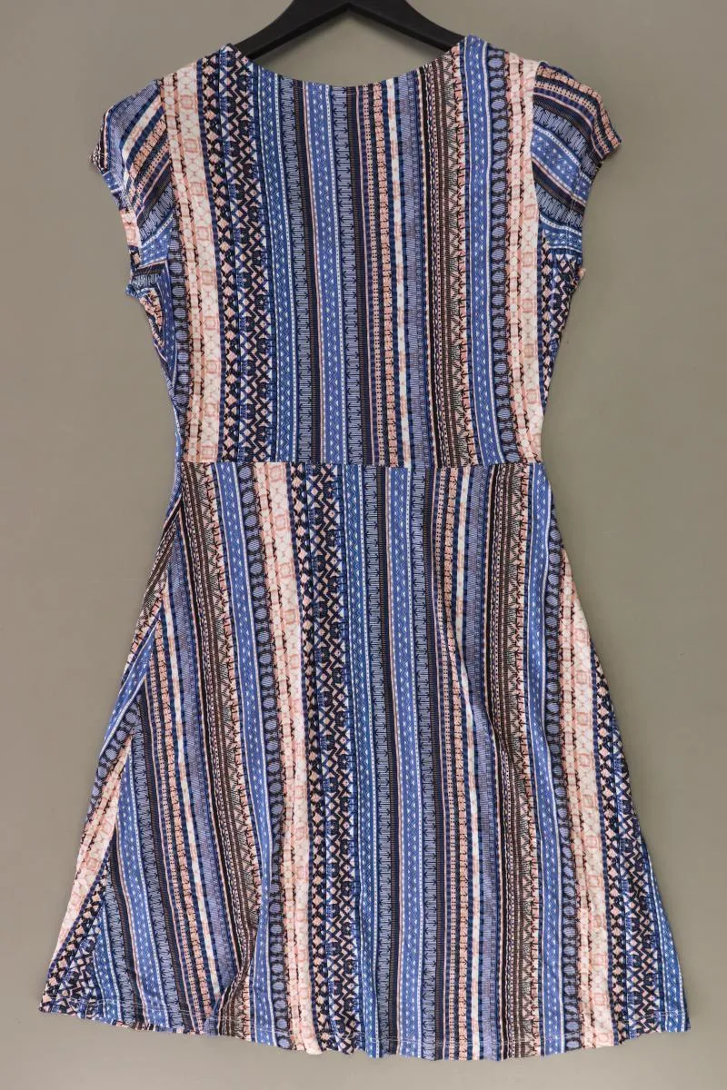 Lascana Kurzarmkleid Gr. 38 blau aus Viskose