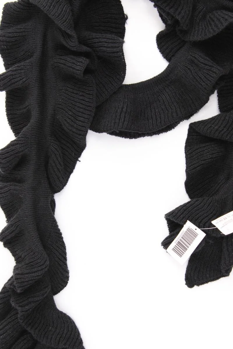 Schal schwarz aus Polyacryl