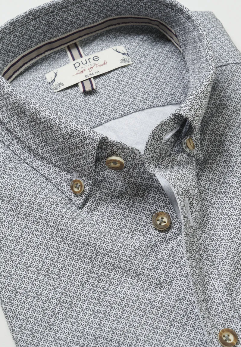 E42618-21299 - Tracht Hemd slim fit - grau