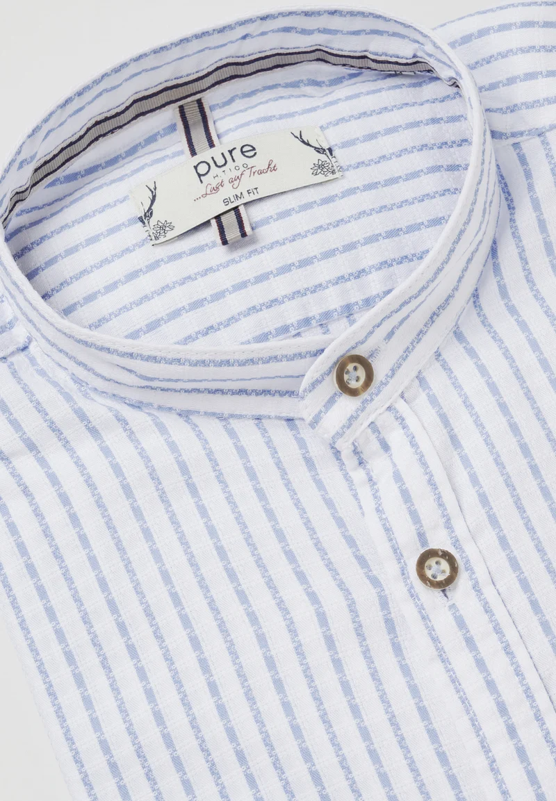 E42613-21695 - Tracht Hemd slim fit - blau