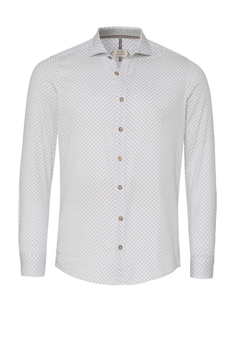 E42609-21193 - Tracht Hemd slim fit - grau