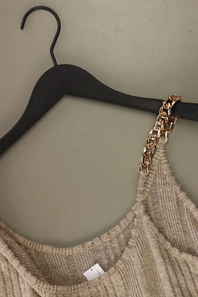 Shein Maxikleid Gr. XL neuwertig Träger grau aus Polyester