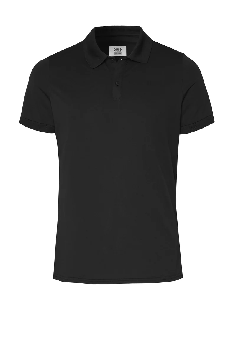 E31321-92933 - Functional Polo slim fit - schwarz