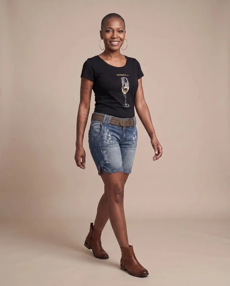 MODELL: DOROTHEA LONGSHORT DENIM