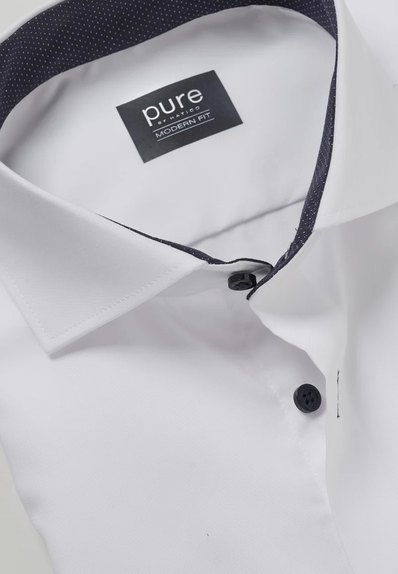 4062-438 - Business Hemd modern fit - weiss