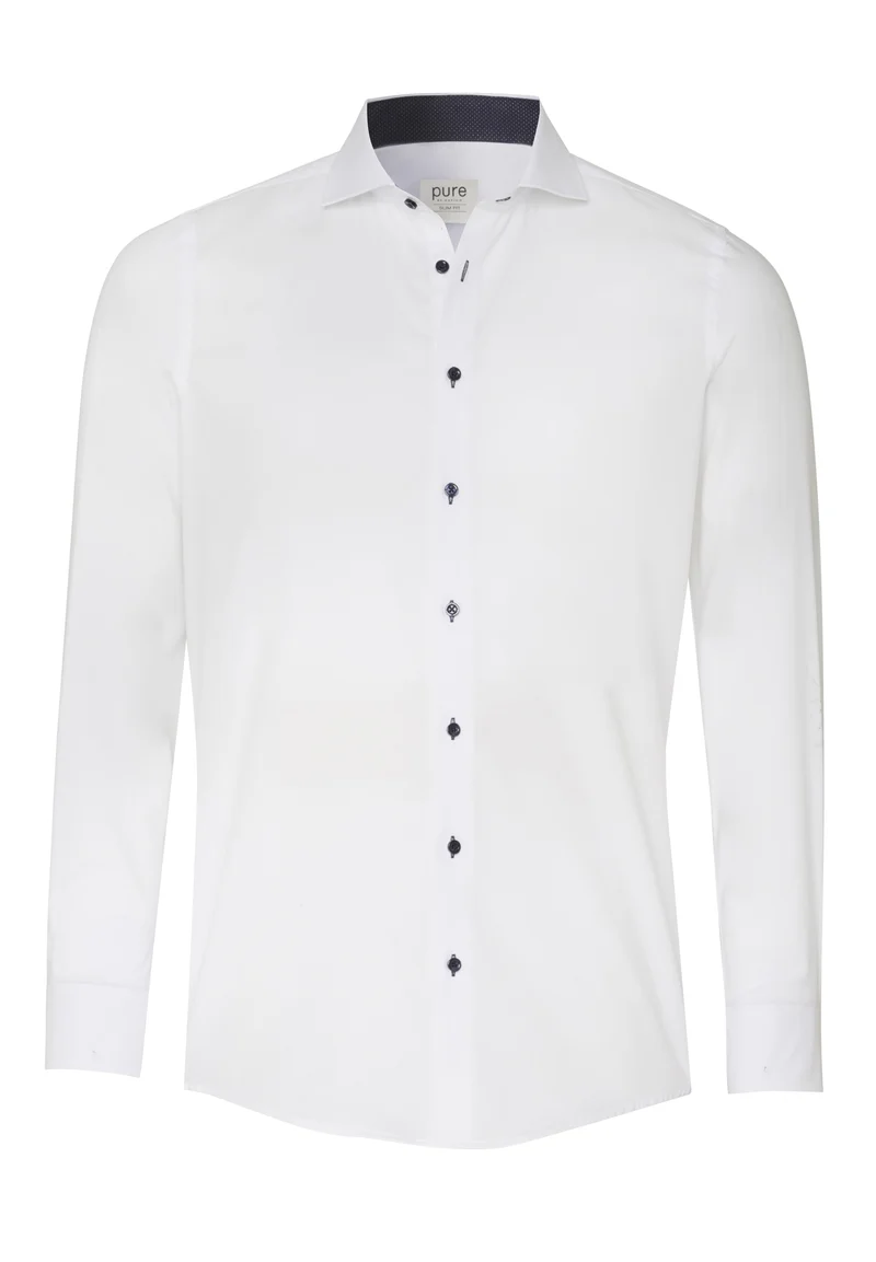 4062-738 - Business Hemd slim fit - weiss