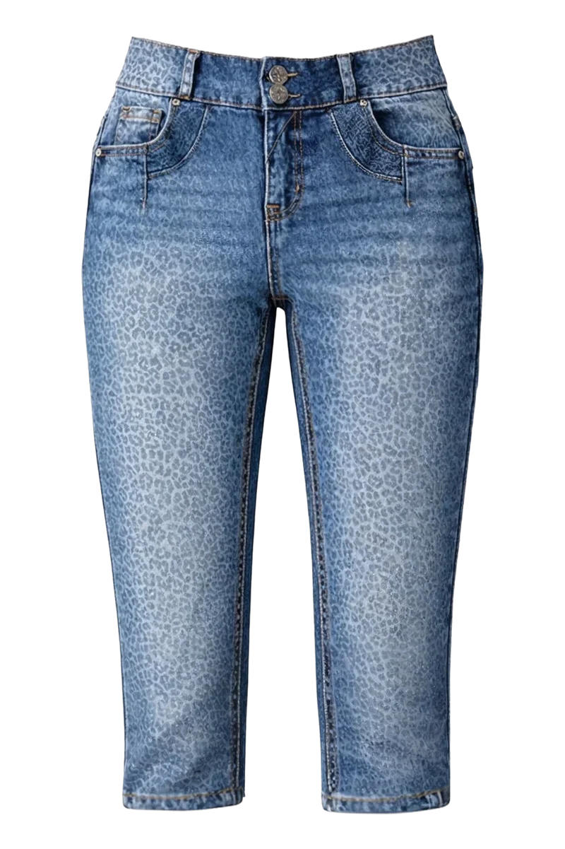MODELL: HENDRINA DENIM KNIEBUND LEO