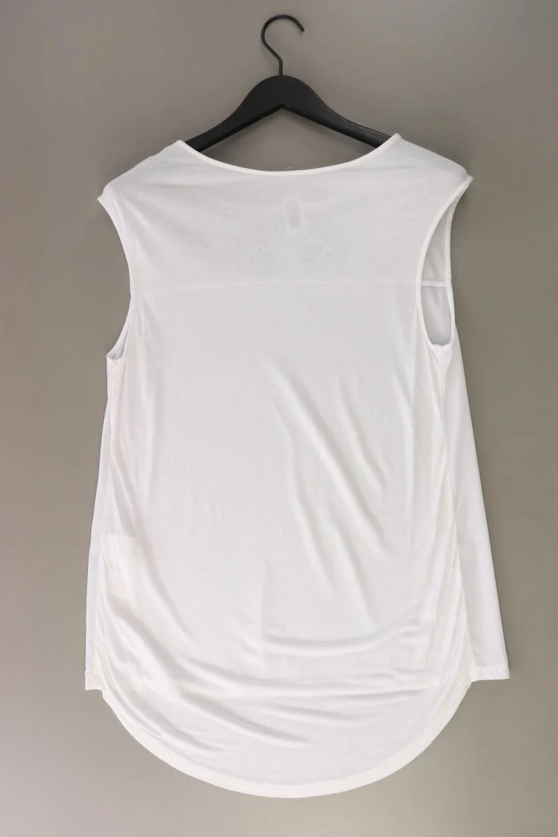 s.Oliver T-Shirt Gr. 42 Kurzarm weiß aus Polyester