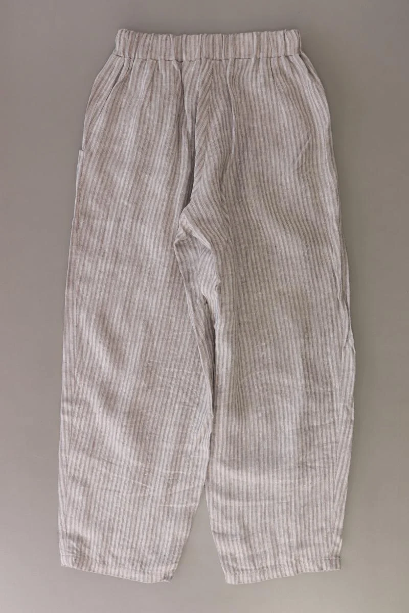 Von Kittel Leinenhose Gr. XS gestreift grau