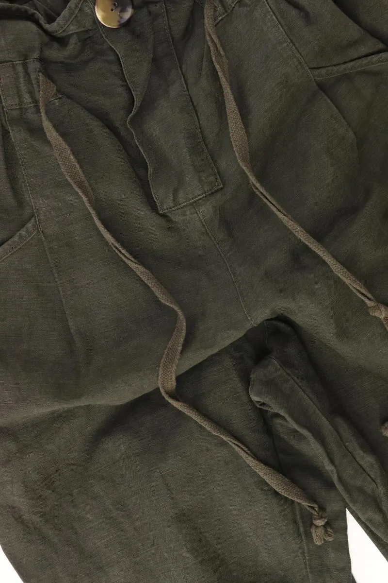 Zara Leinenhose Gr. XS olivgrün