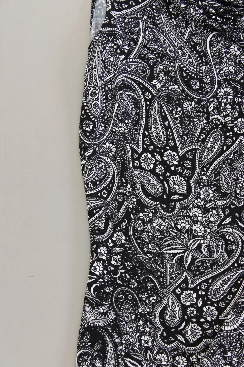 Selection by s.Oliver Jerseykleid Gr. 42 mit Paisleymuster neuwertig Ärmellos
