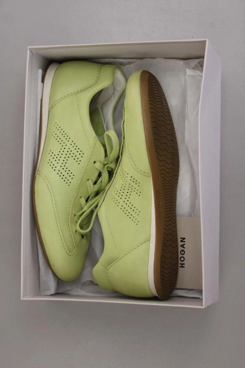 Hogan Olympia Donna Sneaker Gr. 38 grün aus Leder