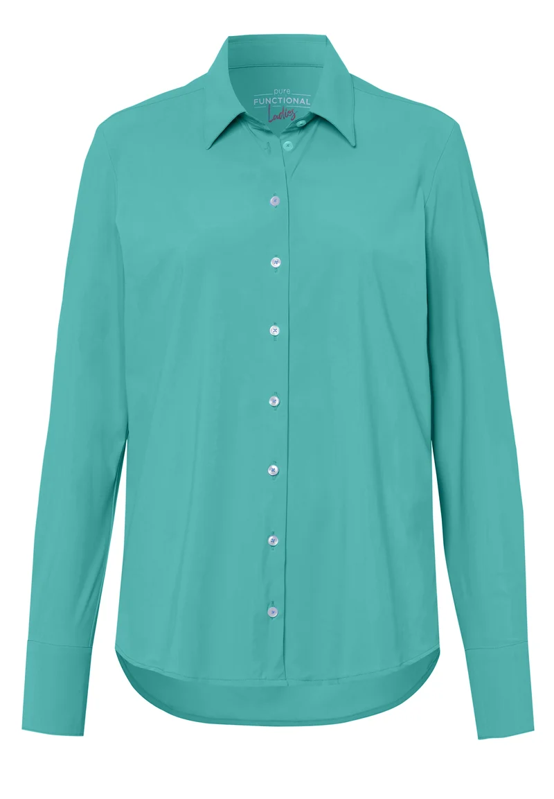 E31350-91911 - Functional Bluse modern fit - grün