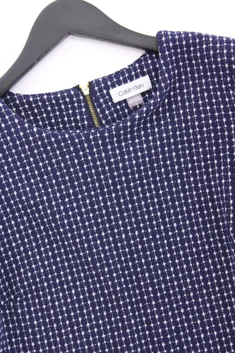 Calvin Klein Etuikleid Gr. US 12 (L) Kurzarm blau