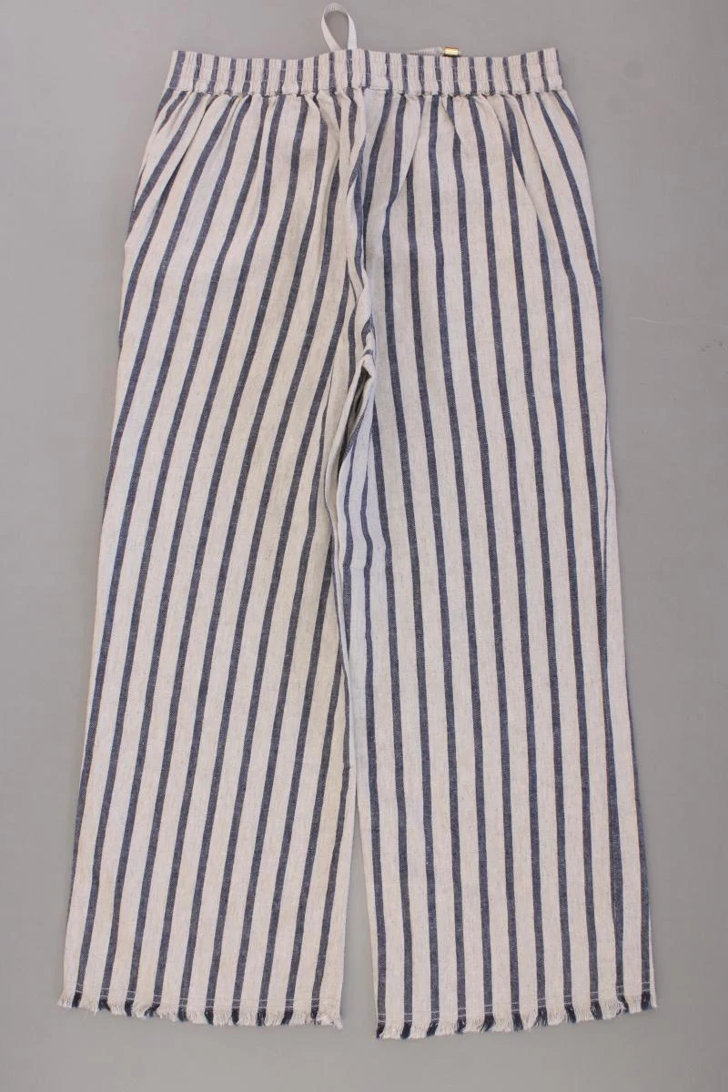 Stefanel Stoffhose Gr. S gestreift neuwertig creme