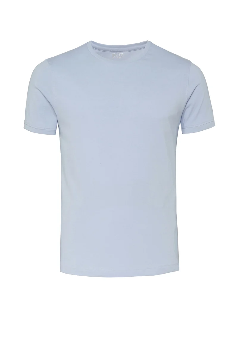6007-92975 - T-Shirt Rundhals slim fit - blau