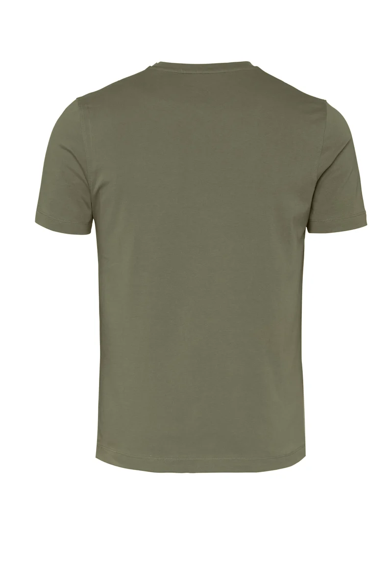 6006-92977 - T-Shirt V-Neck slim fit - grün