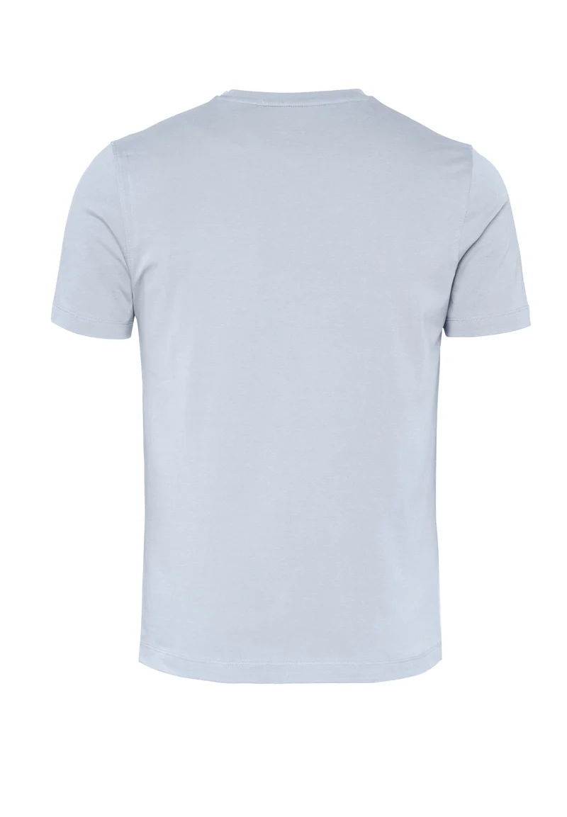6006-92977 - T-Shirt V-Neck slim fit - blau
