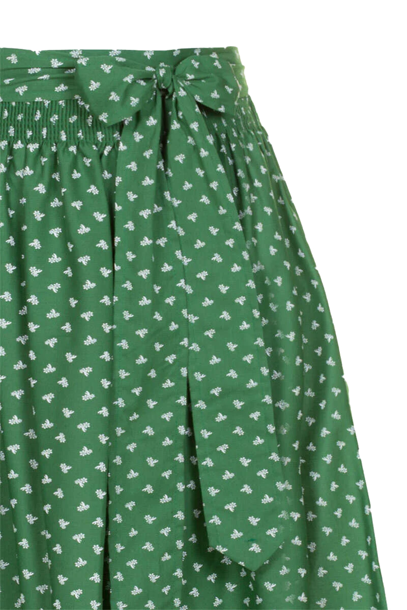 Midi-Dirndlschürze mit Blumenmuster 70 cm