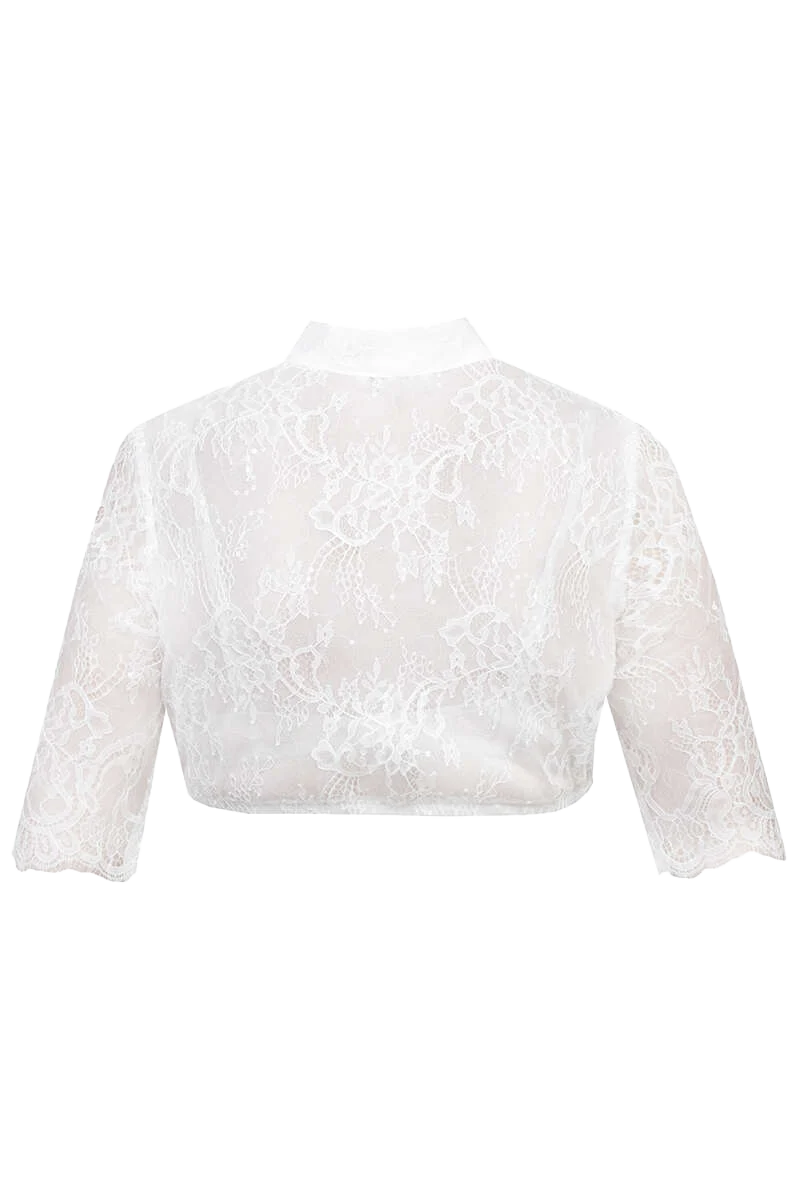 Dirndlbluse mit halblangen Ärmeln