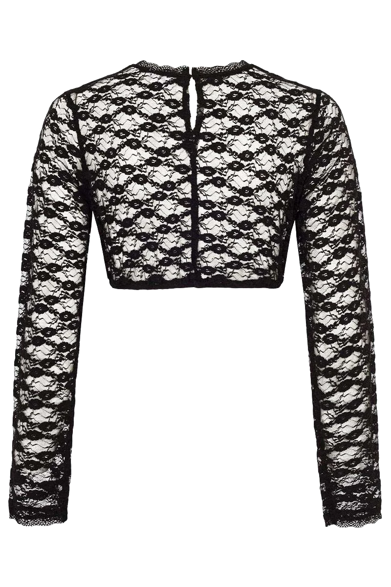 Dirndlbluse mit langen Ärmeln