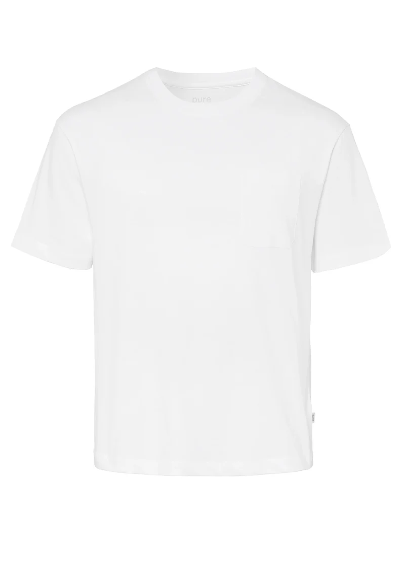 6009-92973 - T-Shirt Rundhals regular fit - weiss