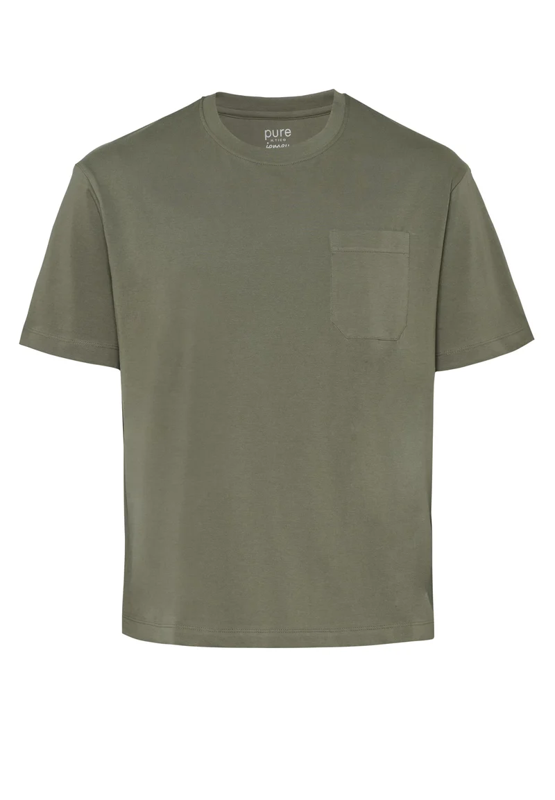 6009-92973 - T-Shirt Rundhals regular fit - grün
