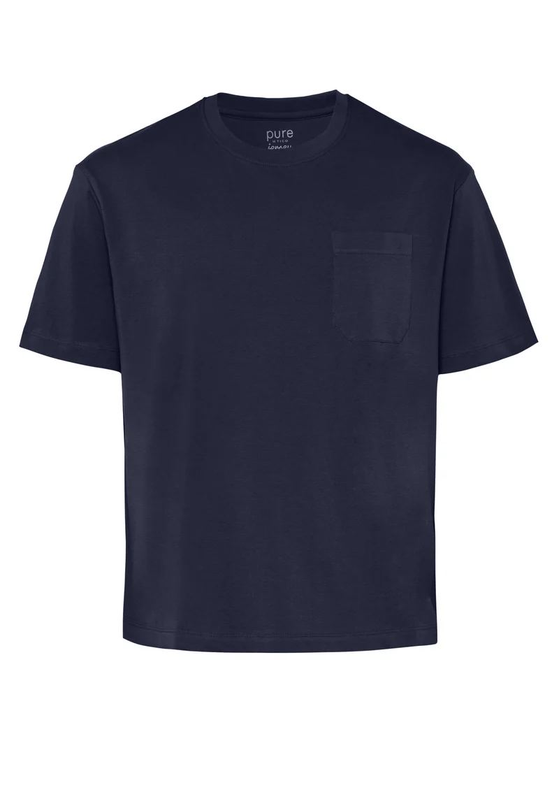 6009-92973 - T-Shirt Rundhals regular fit - blau