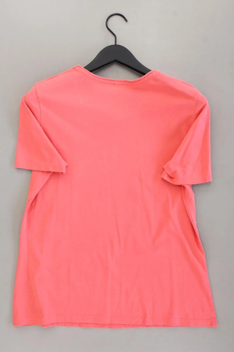 Gerry Weber Printshirt Gr. 42 Kurzarm rot aus Baumwolle