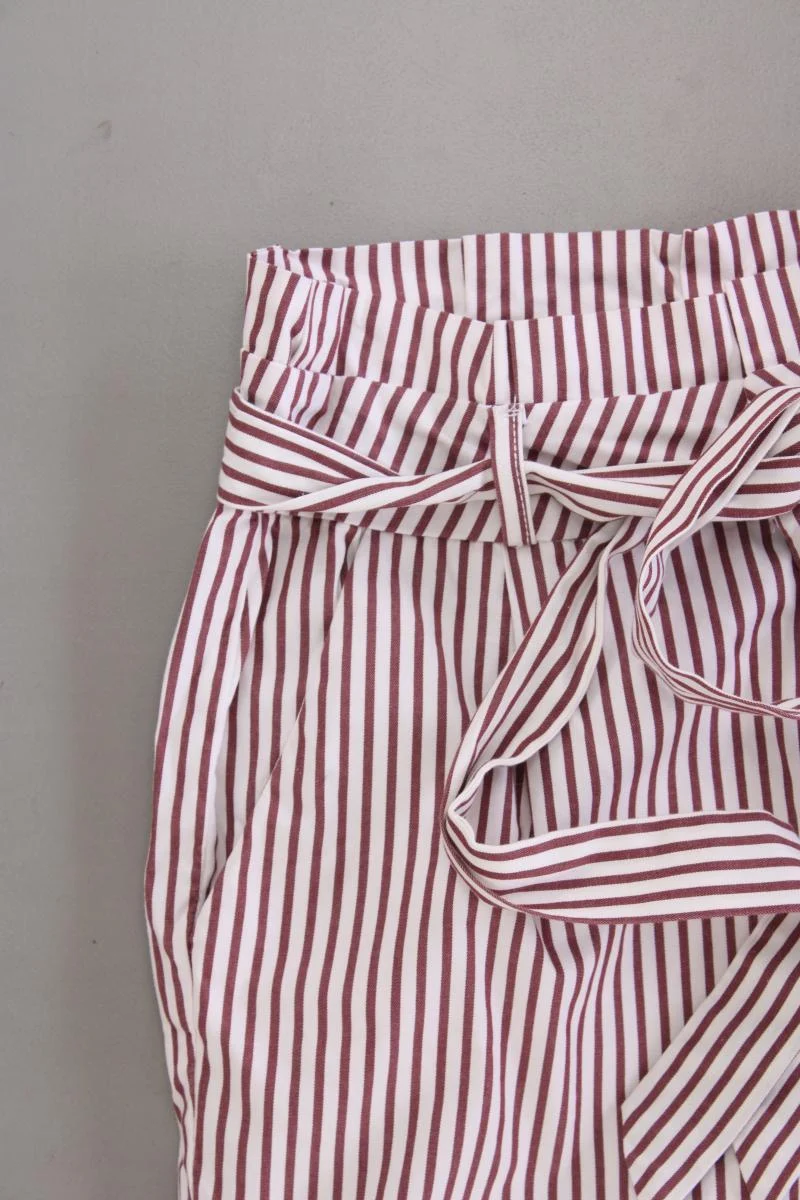 Vero Moda Shorts Gr. M gestreift rot aus Baumwolle
